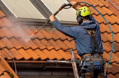 Démoussage et hydrofuge de toiture à Hiersac
